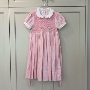 Embroidered cotton candy dress, size 6